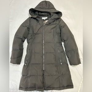 Calvin Klein down parka puffer long coat.